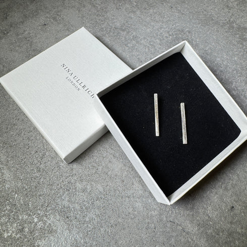 Nina Ullrich Stick Earrings Matte Pair